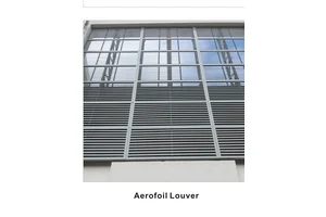 Sun, Box & Aerofoil Louvers - Installation Drawing
