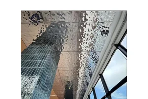 Stainless Steel Ripple Ceiling - Installation Drawing